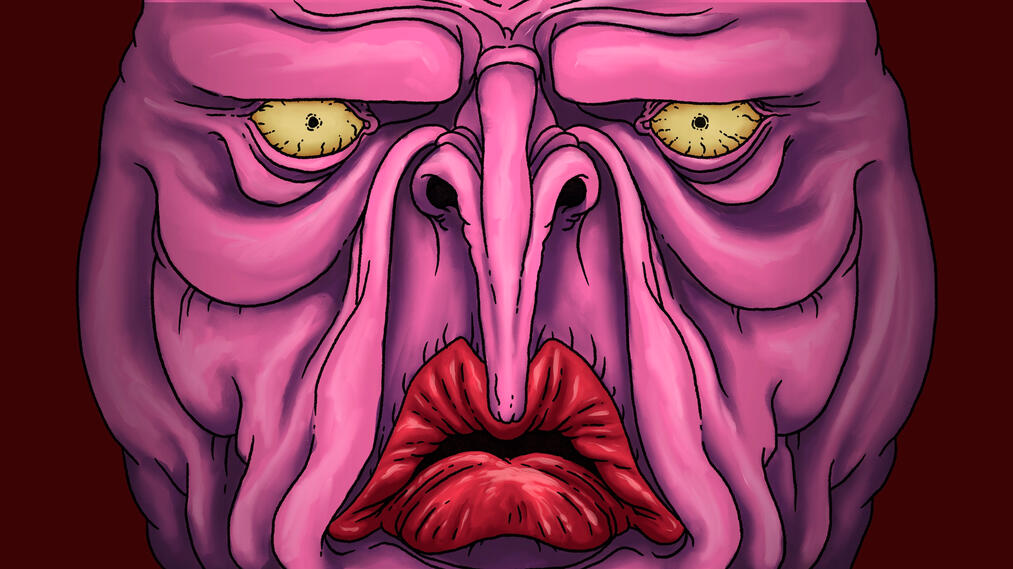 "Possum Closeup"; Procreate, 2025