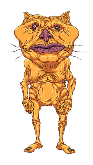 "Catman"; Procreate, 2025