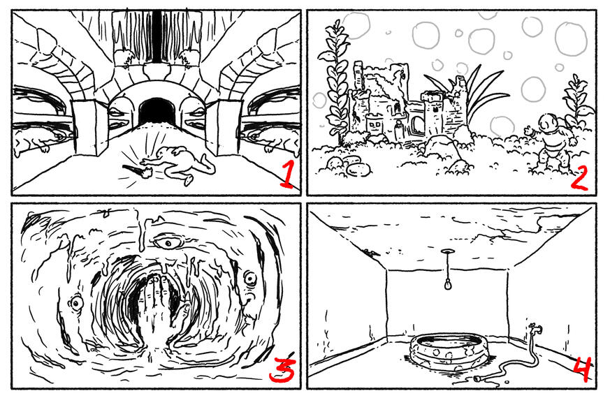 "Background Thumbnails"; Procreate, 2025