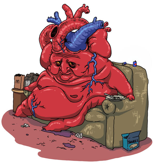 "My heart is full"; Procreate, 2024