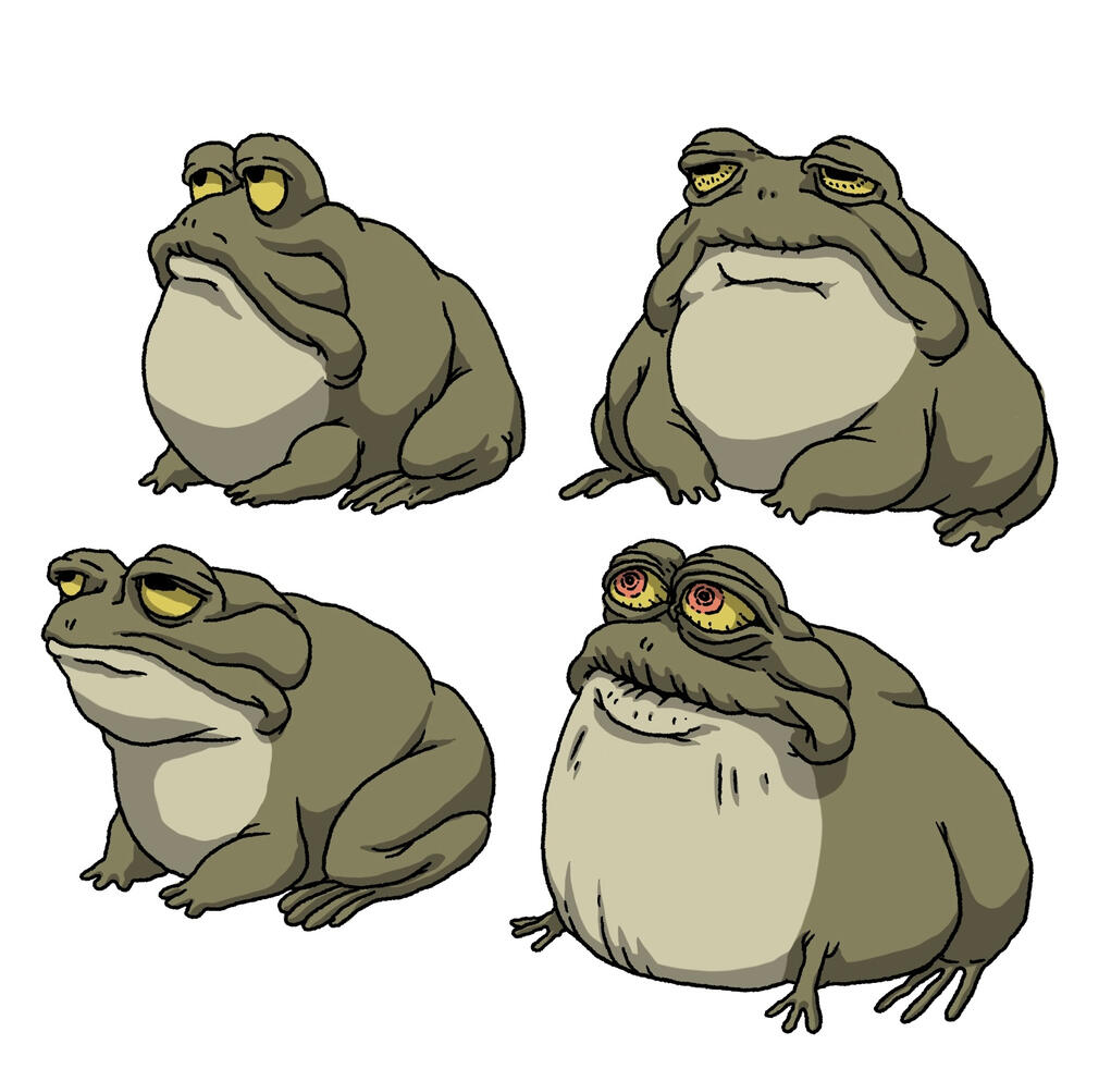 "Frog Concepts"; Procreate, 2025