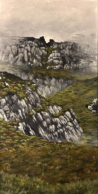"Cairn"; Oils, 2024