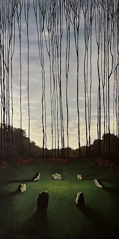 "Solstice"; Oils, 2024